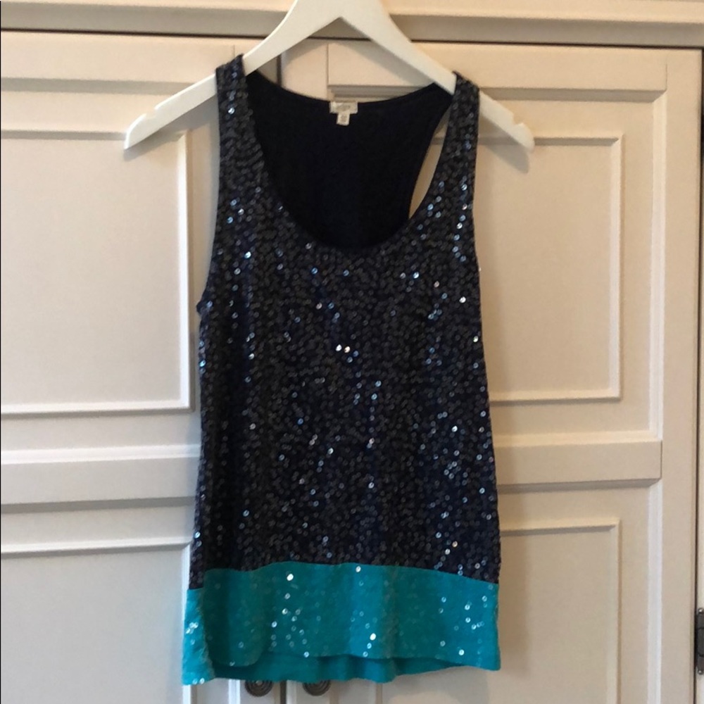 Jcrew sequin top